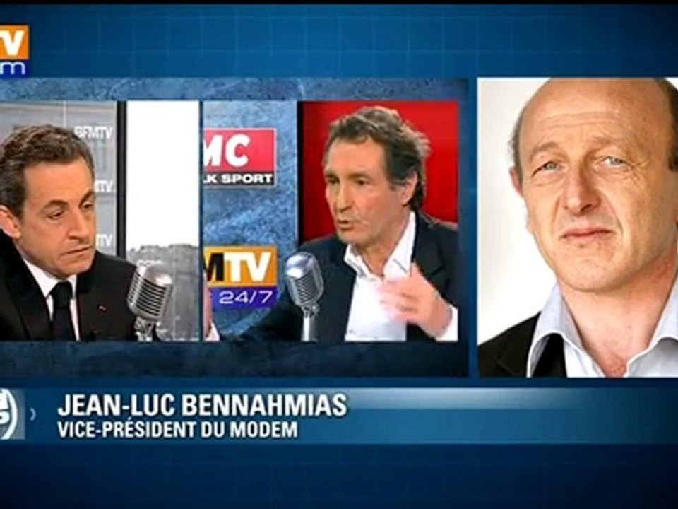 Benhamias sur BFMTV : les promesses de Sarkozy sont "hallucinantes"
