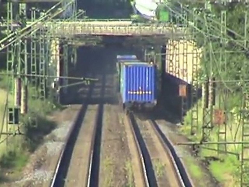 Class66, Railion BR185, Rail4Chem BR145, BR143 und BR425 bei St. Augustin Hangelar