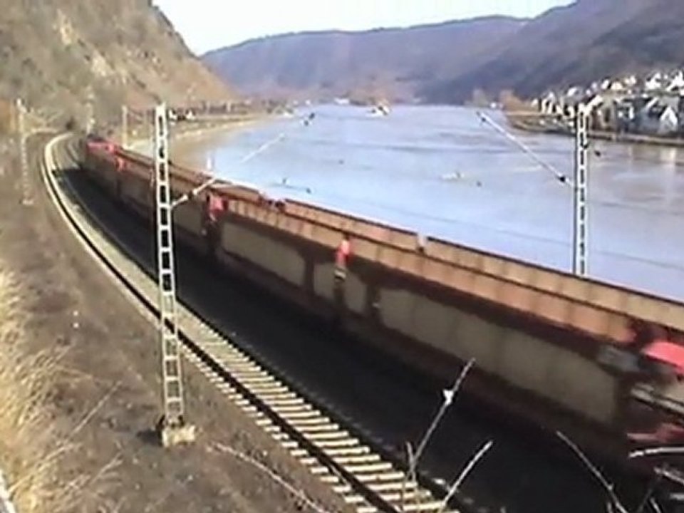 CFL BR185, DB BR185, NIAG Re481, BR155, BR425 bei Kattenes a.d. Mosel