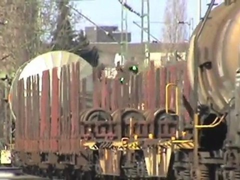 Veolia Prima, 3x BR185, BR152, BR151 Doppeltraktion, BR143 Sandwich, BR425 bei Bonn Beuel Süd