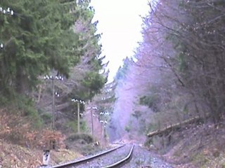 Dampfspektakel 2010 Plandampf Eifelquerbahn Schleudern des letzten Zuges vor Dockweiler Teil 01