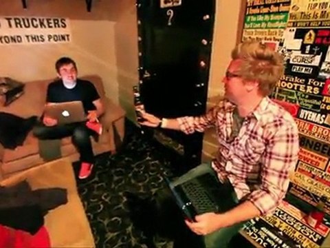 Backstage at the Diggnation Finale - Toasted Donut