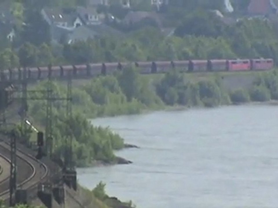 Br151 doppeltraktion, br140, br152, br185, br425 bei neuwied a. rhein