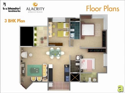 Alacrity at Baner by B U Bhandari Landmarks. 2/3 BHK flats at Baner for 53 lakhs onwards.