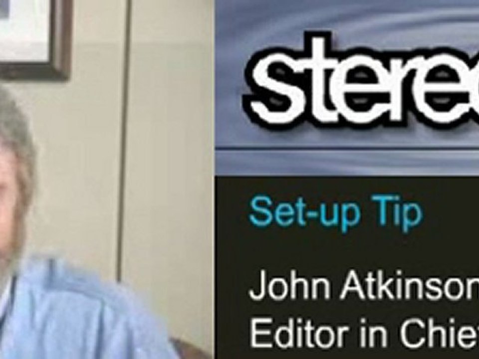 Stereophile Set-up Tips