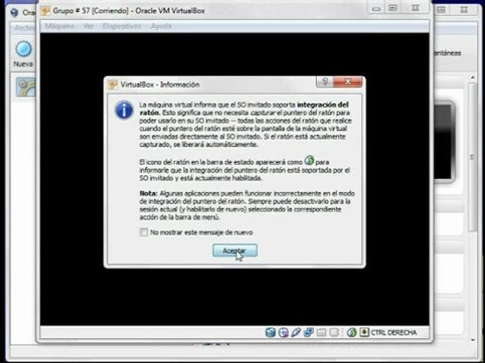 Video Tutorial de Linux Grupo 57 Practicas Inicial