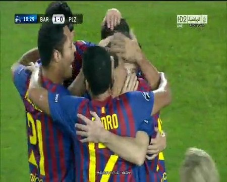 FC Barcelona - Viktoria Pilzno 2:0 19//10//2011 - Liga Mistrzów: faza grupowa (3. kolejka)