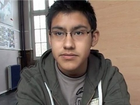 Jorge, en 3è au collège Jean-Jaurès de Saint-Ouen