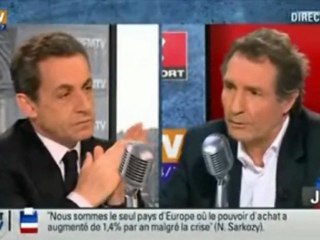 NICOLAS SARKOZY - BOURDIN BFM TV 08/03/2012