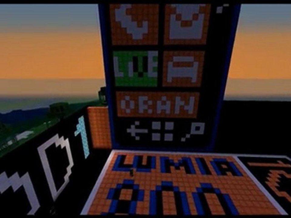 Lumia w Minecraft - 4 etap  - reklama Orange