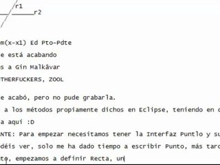 Ingeniería de la Salud--POO: Rectas en Java (Clase 1)
