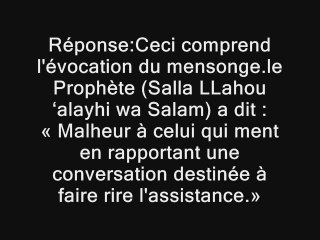Les assises de  plaisanterie - Sheikh Ibn Baz (rahimahou LLAH)