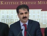 CHP, Dersim Milletvekili Hüseyin Aygün'ün 08.03.2012 Tarihinde Pozantı Raporu'na dair yapmış olduğu basın açıklaması
