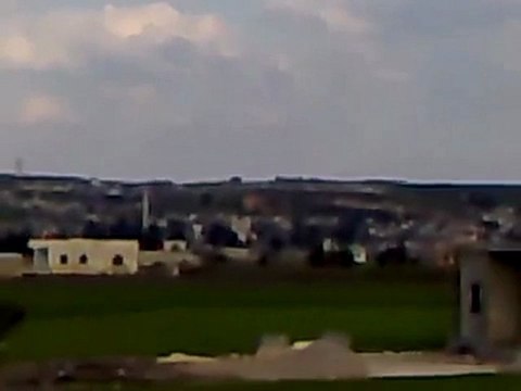 فري برس ريف حماه المحتل قصف قلعة المضيق 8 3 2012