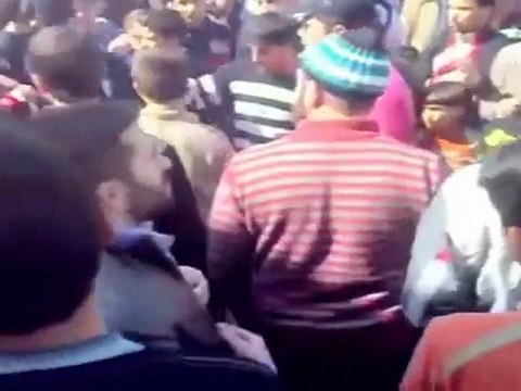 فري برس حماة المحتلة مظاهرة بعد تشييع الشهيد نضال حمص 8 3 2012