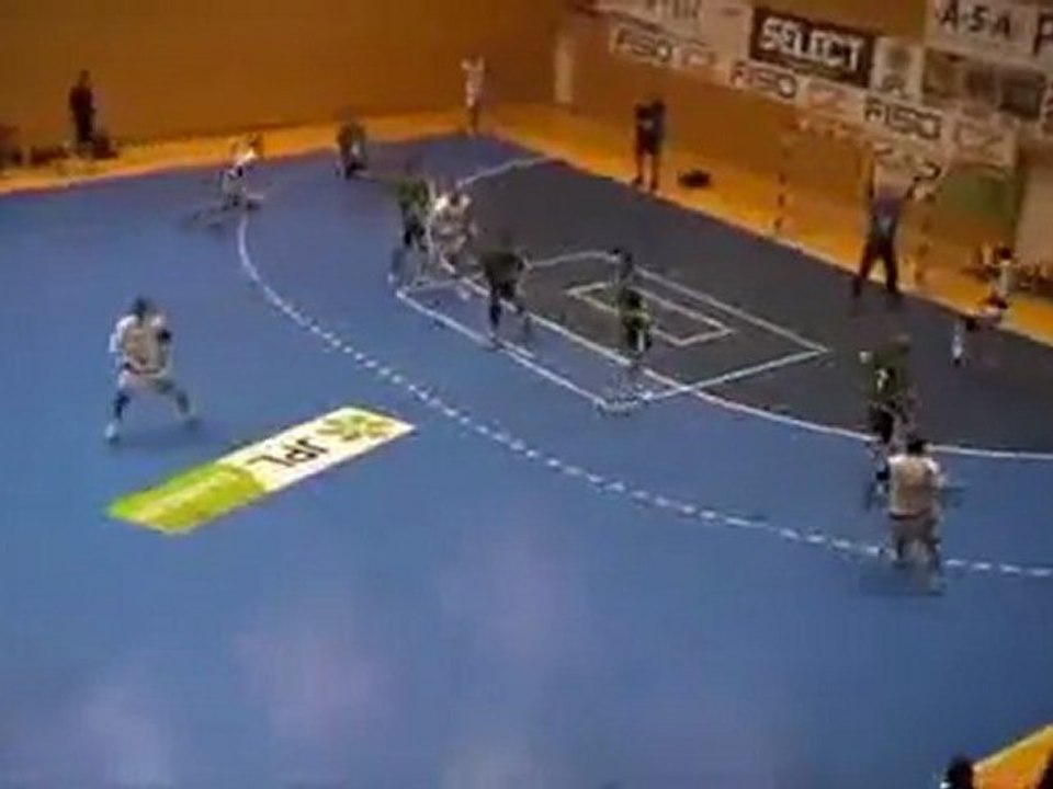 Championnat tchèque handball / Lovosice - Zubří / Double kung-fu