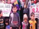 فري برس حمص مظاهرة رائعة لا اطفال باب الدريب 8 3 2012  ج1