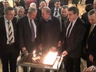 Xavier Breton fête les 30 ans de la décentralisation à Jasseron avec Jacques Pélissard