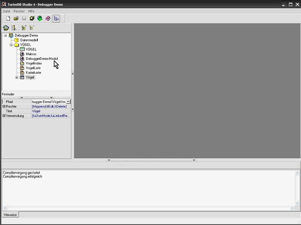 TurboDB Studio Debugger Tutorial - Part 3: UI Functions