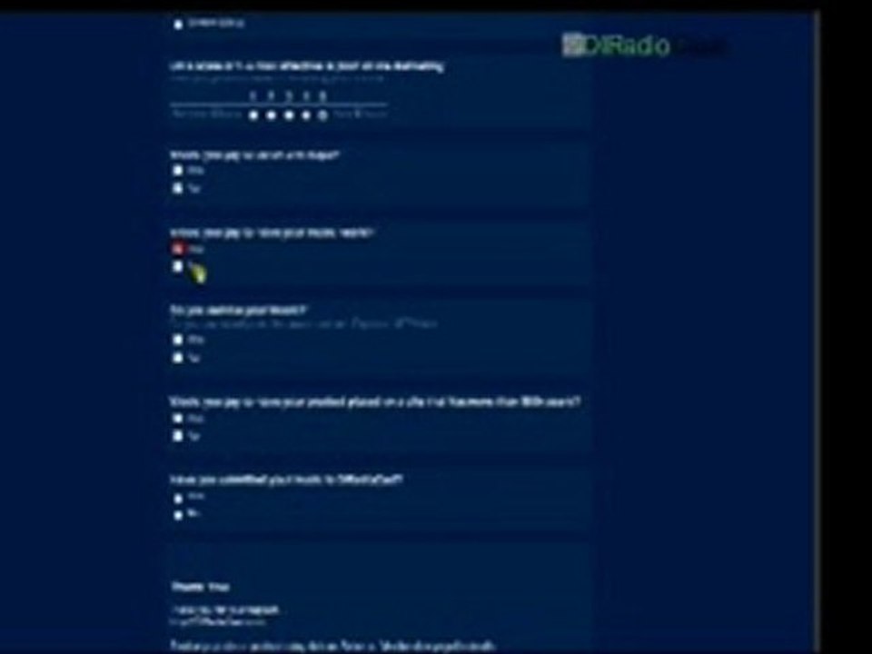 DIRadioCAst.com Music Submission Process