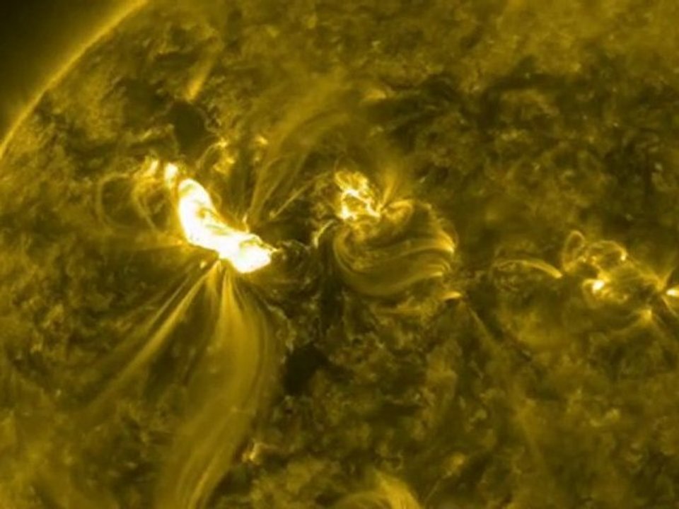 Impresionante tormenta solar