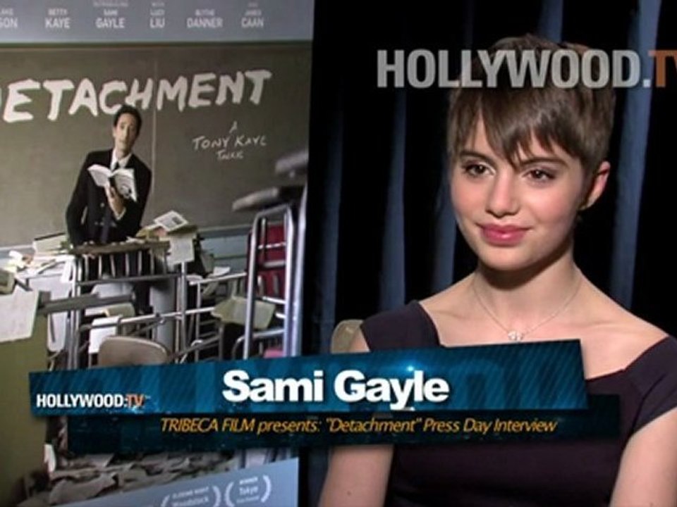 Adrien Brody and Sami Gayle "Detachment" interview