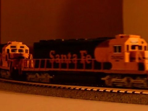 Santa Fe N-Scale locomotives