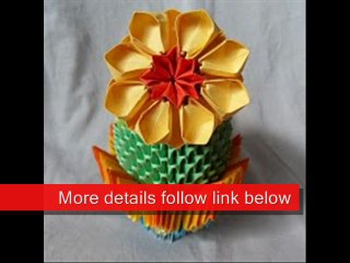 3D Origami Cactus