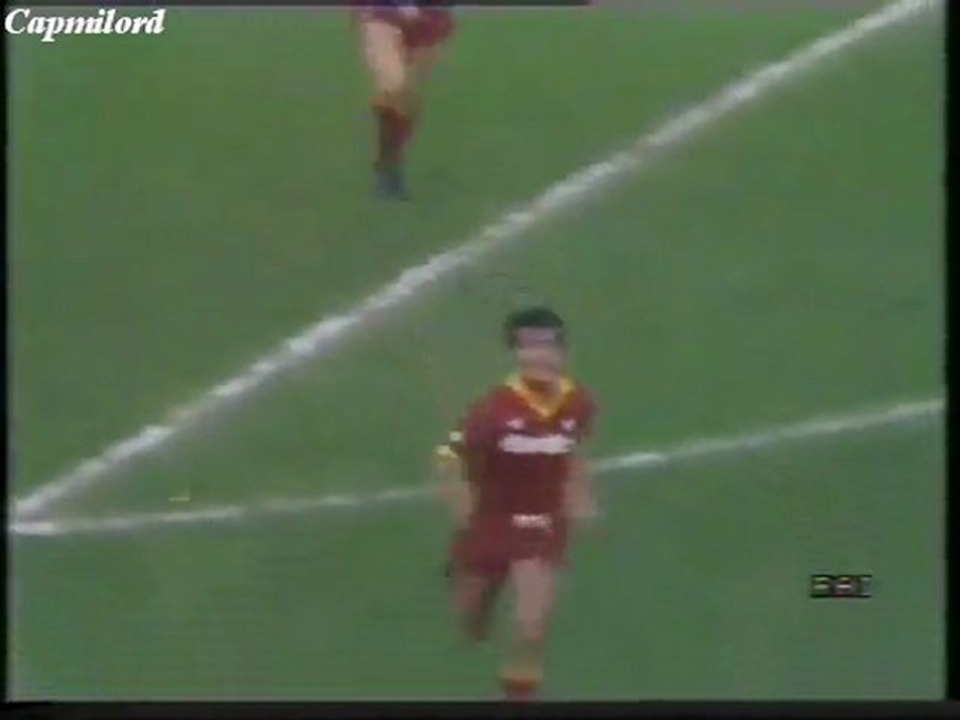 ROMA-Juventus 3-0 Berggreen, Desideri, Giannini 11ª giornata Andata 30-11-1986