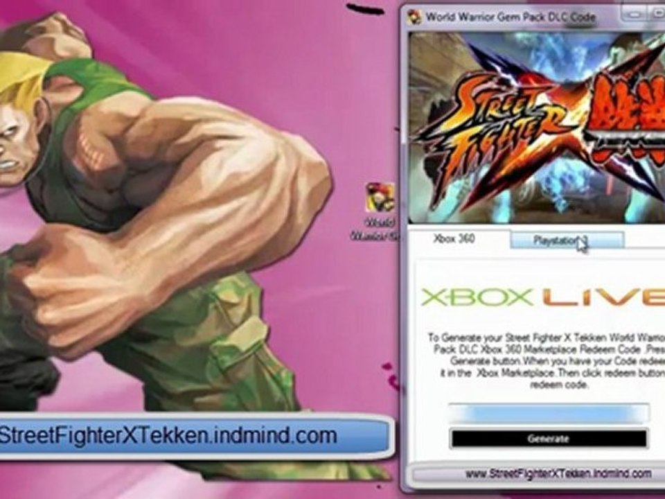Street Fighter X Tekken World Warrior Gem Pack serial Keys