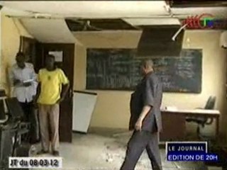 Les dégâts subis par les bureaux de l’ONEMO