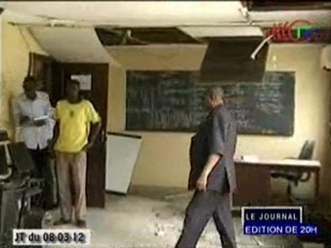 Les dégâts subis par les bureaux de l’ONEMO