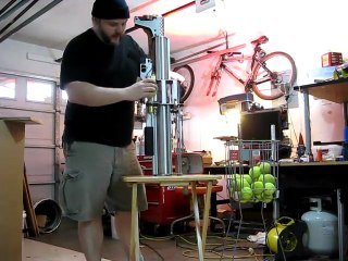 Canon de balle de tennis au propane