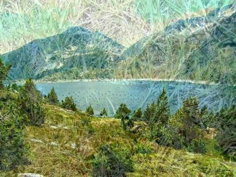 pêche sur le lac du lanoux dans les Pyrénées
