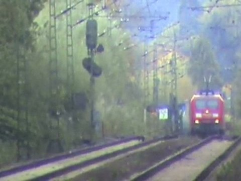 BR152, 2x BR151, 2x BR145, 2x BR425, BR185, 4x BR140, BR143 Rheinbreitbach