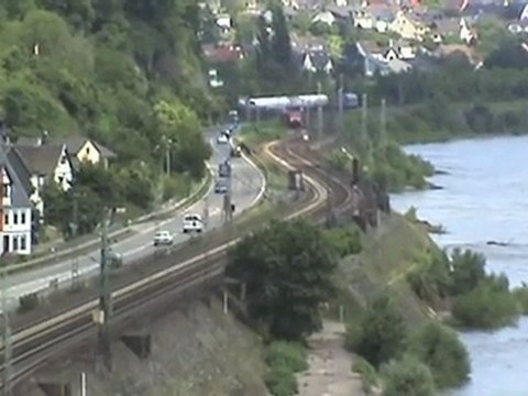 Railion BR152, Crossrail BR185, Cargo BR185, DBAG BR185 Neuwied am Rhein