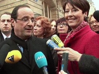 Hollande à Reims: "les socialistes sont rassemblés comme jamais"