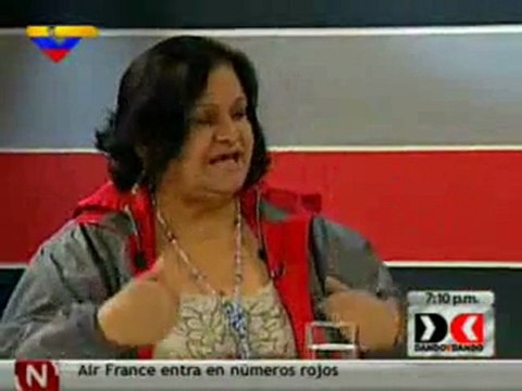 (VIDEO) Dando y Dando Mujeres venezolanas analizan avances del genero en la Revolución 08.03.2012 1/2