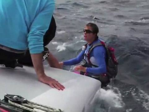 Hébert jette l'éponge et abandonne sa tentative de Transatlantique en windsurf