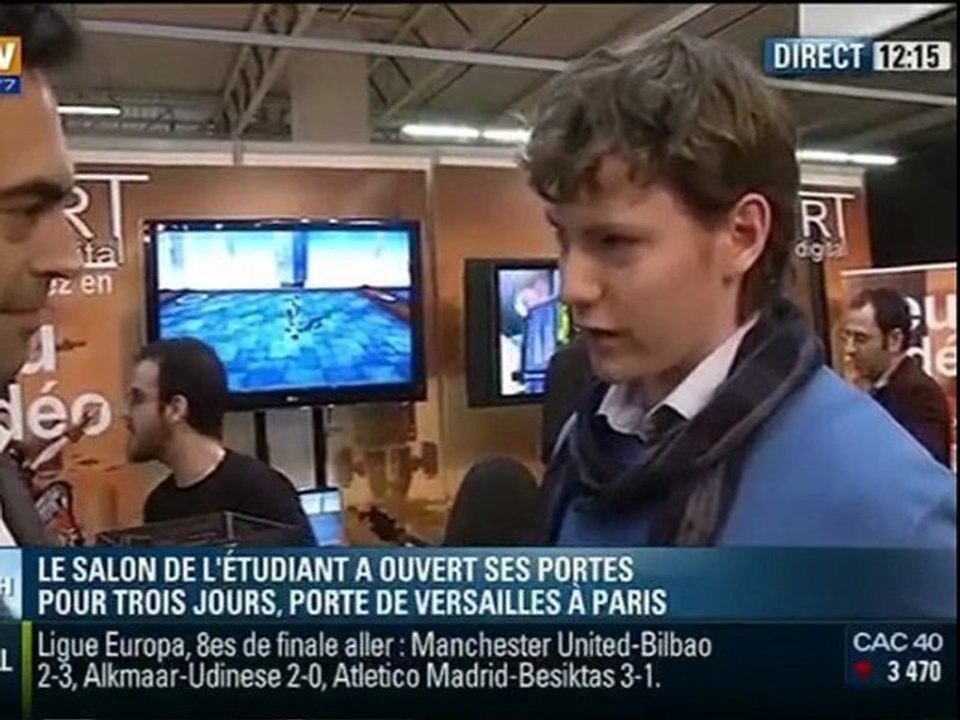 BFMTV - SALON ETUDIANT PART 1 (Presse 2012)