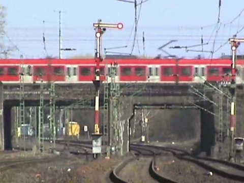 BR145, 2x BR151, 4x BR140, ICE II, 3x ICE III, 3x BR425, 2x BR644, Rbf Köln - Gremberg