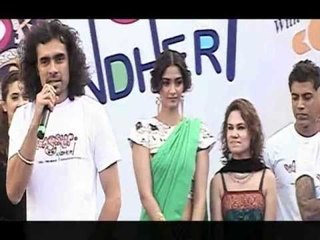Sonam Kapoor - Imtiaz Ali At 'Wassup! Andheri' Launch