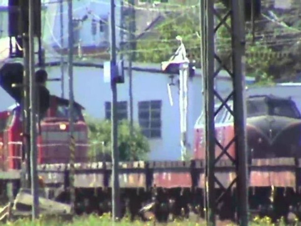 BR151, BR294, BR185, V200 Bahnhof Neuwied am Rhein