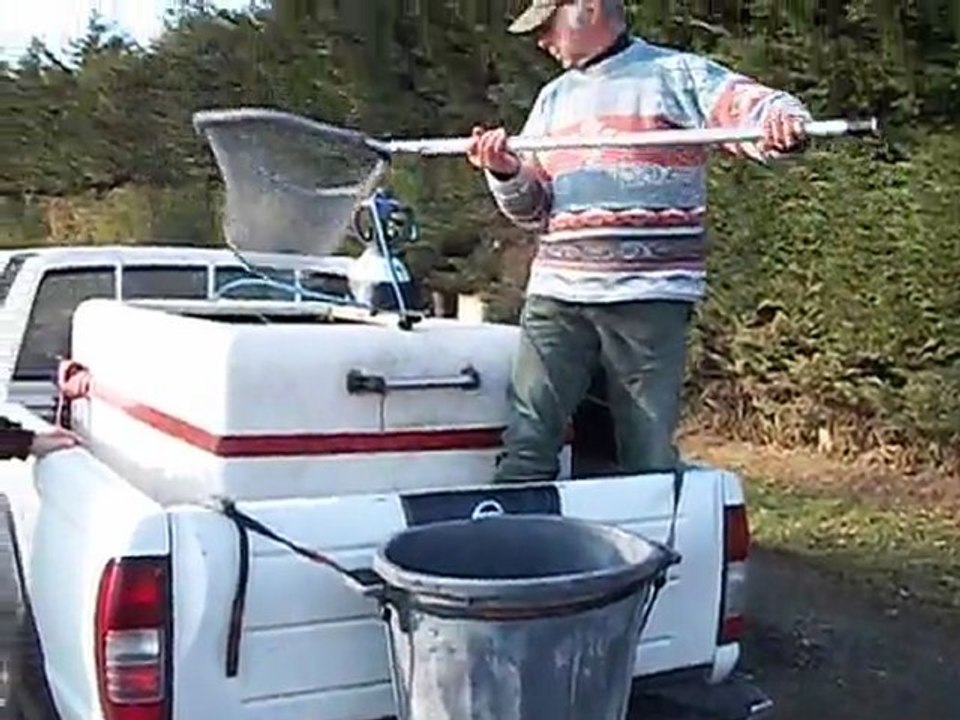 Le lâché de truites pour l'ouverture 2012