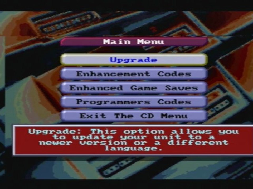 The BigWave #4 Enhancement CD : UK Action Replay Version 3 Upgrade Procedure (Messed Up BIOS)
