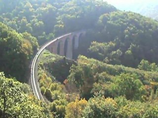 BR218 Hunsrückbahn Hbf Boppard und Hubertus - Viadukt