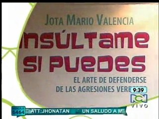 Lanzamiento libro Insúltame si puedes de Jota Mario Valencia