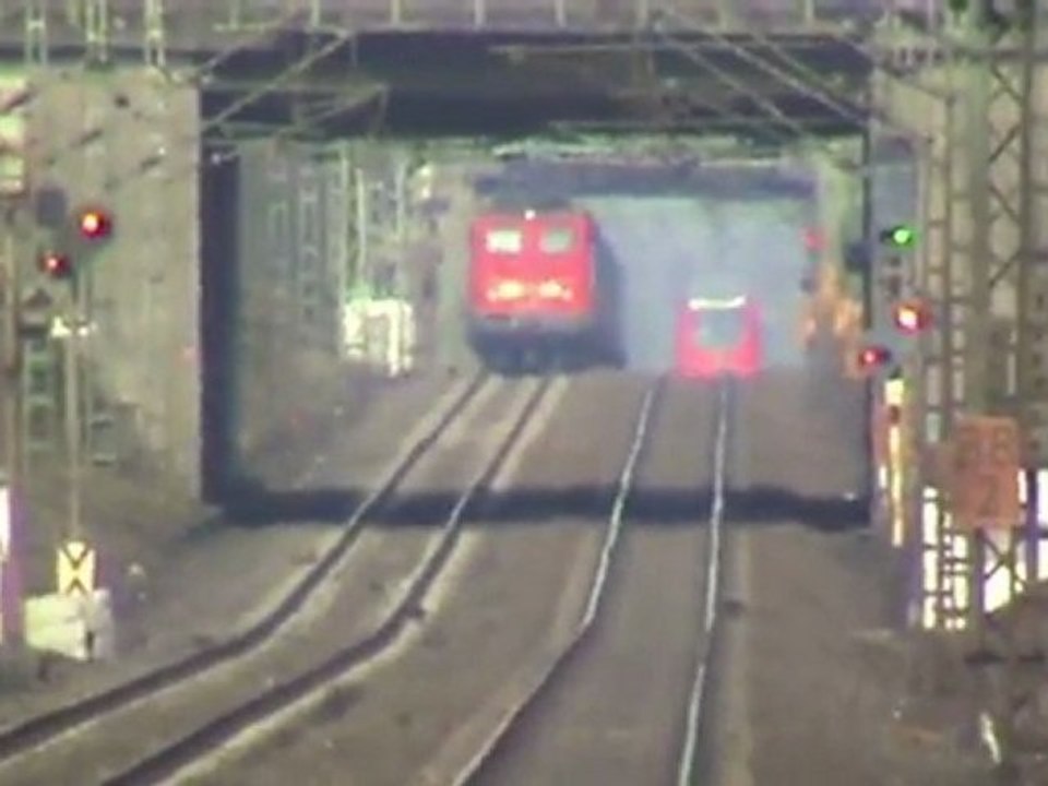 WLB Taurus, BR155, BR140, BR185, 2x BR143 und Straßenbahnen Bonn Villich - Müldorf