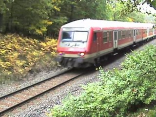 BR218 auf der Hunsrückbahn mit Hinterburden - Tunnel Nr.1