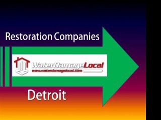 Restoration Companies Detroit